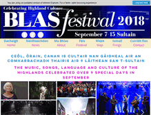 Tablet Screenshot of blas-festival.com